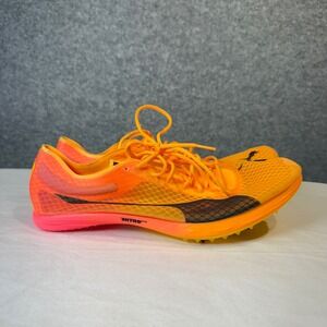 Puma Evospeed Distance Nitro Elite Men Running Spikes‎ Orange Black US 12.5